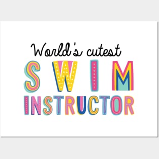 Swim Instructor Gifts | World's cutest Swim Instructor Posters and Art